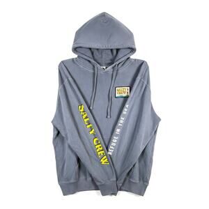 Salty Crew Mens Tippet Graphic Pullover Hoodie Blue L Fishing Outdoor Surf Fish